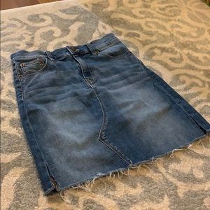 J Crew Light Wash Jean Skirt Size 4